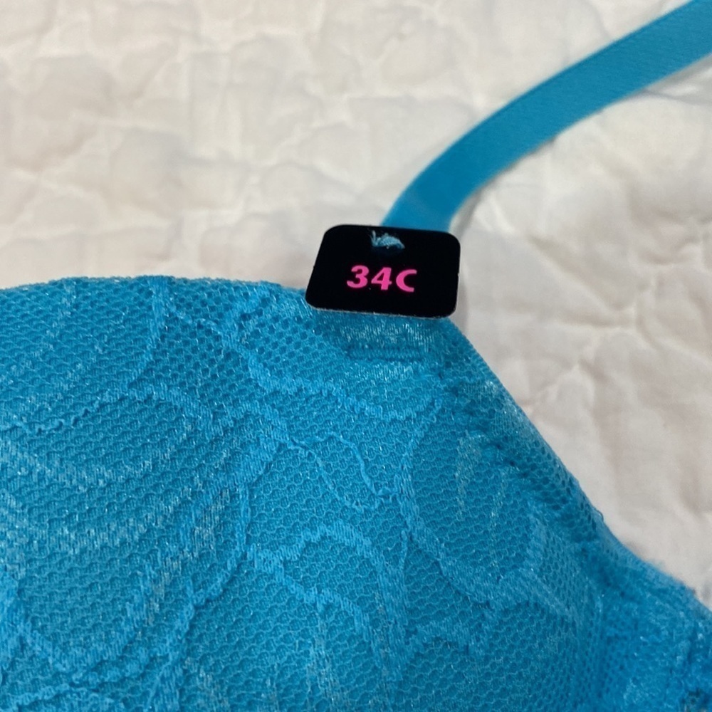 LASENZA bra size 34C. NWT blue. - Picture 7 of 8